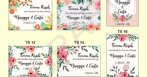 Contoh Kartu Ucapan Terima Kasih Untuk Orang Tua - IMAGESEE