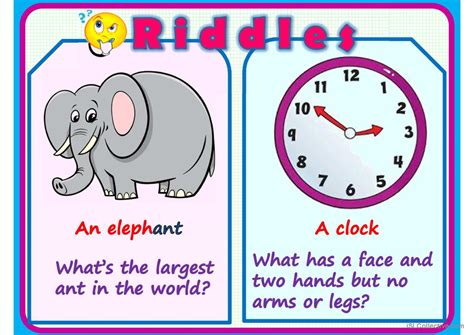 riddles guess the answer game gene… english esl powerpoints