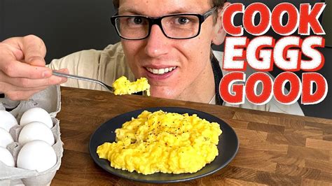 How To Scramble Eggs Good Youtube