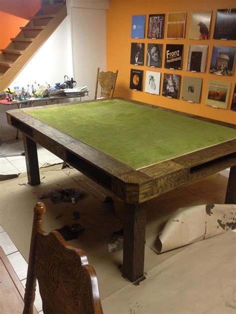 I had a hard time finding plans and detailed instructions on a diy gaming table so decided to do my this table can be made for as cheap as $150 but the version i made with all the options…geek video. The Game Table | Table games, Gaming table diy, Board game table
