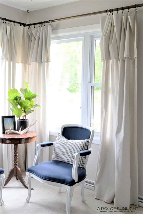 ： bedroom, dining room, living room： care instructions: Cheap No Sew Farmhouse Curtains - A Ray of Sunlight