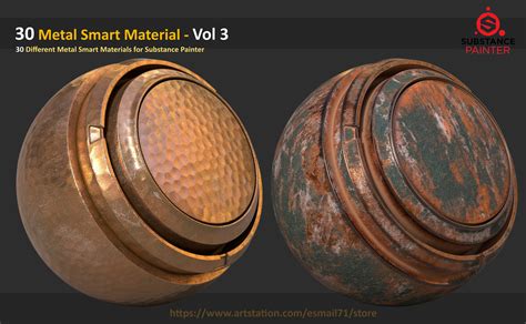 Artstation 30 Metal Smart Material Vol 3 Resources