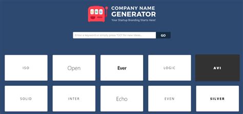 Best 10 Business Name Generators To Try In 2021
