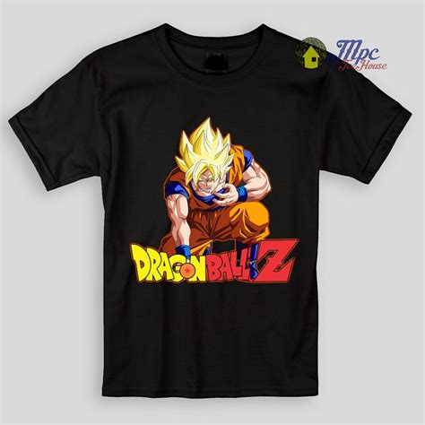 Dragon Ball Z Son Goku Super Saiyan Kids T Shirts Mpcteehouse 80s