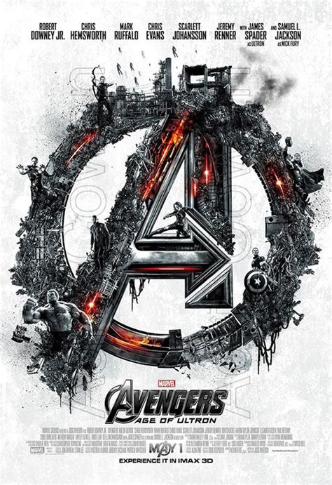 Avengers Age Of Ultron Imax Poster ดิ อเวนเจอร์ส ฮีโร่มาร์เวล อเวน