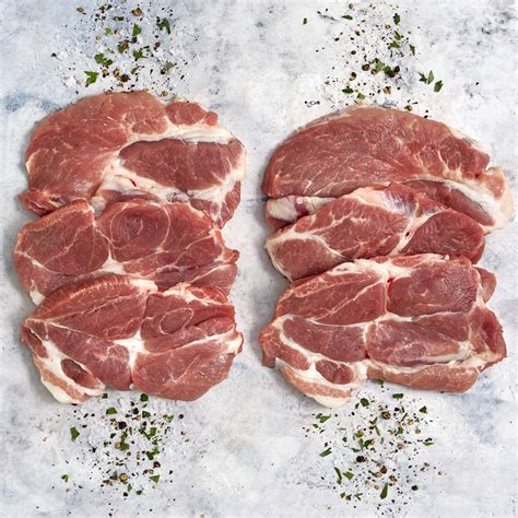 Boneless Thin Coppa Pork Steaks Wild Fork Foods