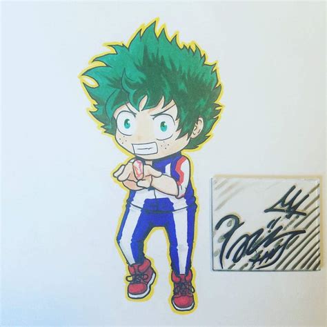 I have to work harder than anyone else to make it! Chibi Deku Drawing Process | Anime Amino