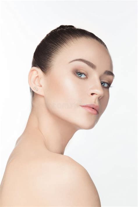 Beautiful Girl Face Perfect Skin Stock Photo Image Of Model Female