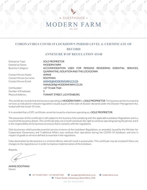 Covid vaccination certificate download from umang app, digilocker app, aarogya setu app covid vaccination certificate download: MODERN FARM COVID-19 CERTIFICATE OF RECORD AND PROTOCOLS ...
