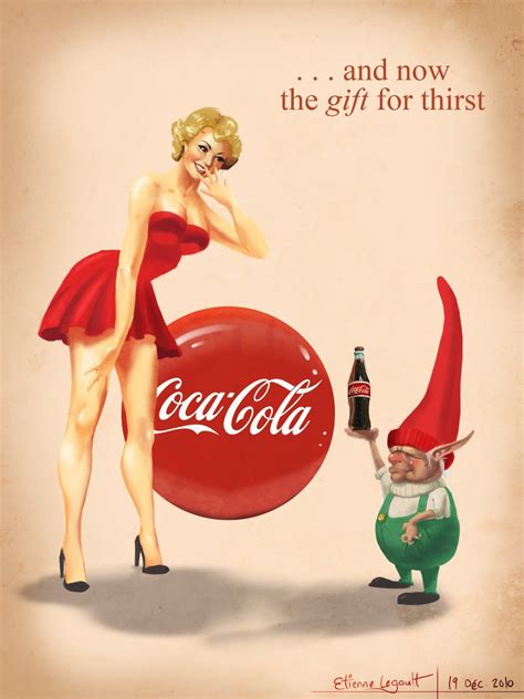 Coca Cola Pin Up Girl By Etienne Legault Pin Up And Cartoon Girls I