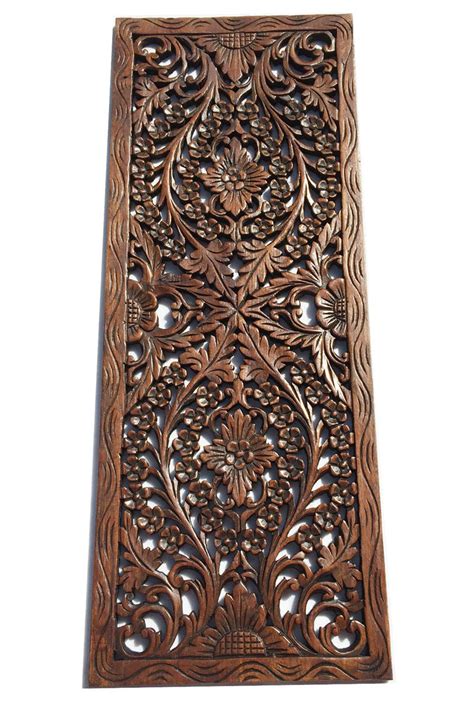 But before you write it off as a fad best left behind, consider the alternative: Carved Wood Leaf Wall Art Panel. Large Rustic Relief Wood Plaque. 35.5"x13.5" - Sculptures ...