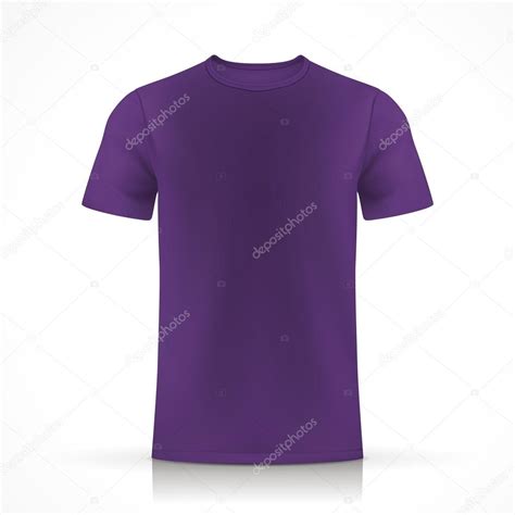 Purple T Shirt Template Stock Vector Kchungtw