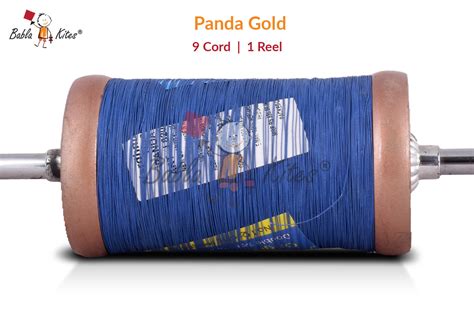 Buy Panda Gold 12 Cord Manjha 1 Reel Strong Kite Flying Manjha Babla Kites