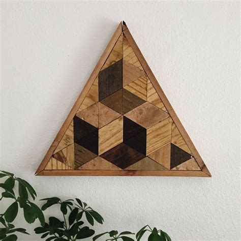 29 Interesting Diy Geometric Wall Art Ideas Kunst Auf Holz Holz Kunst
