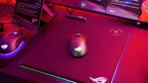 First Look Rog Balteus Qi Gaming Mouse Pad With Wireless