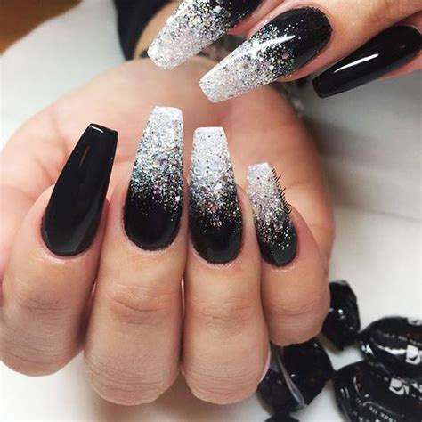 Rhinestones are widely used in nail art industry. 24 Acrylic Coffin Nail Designs to Enhance Your Features ...