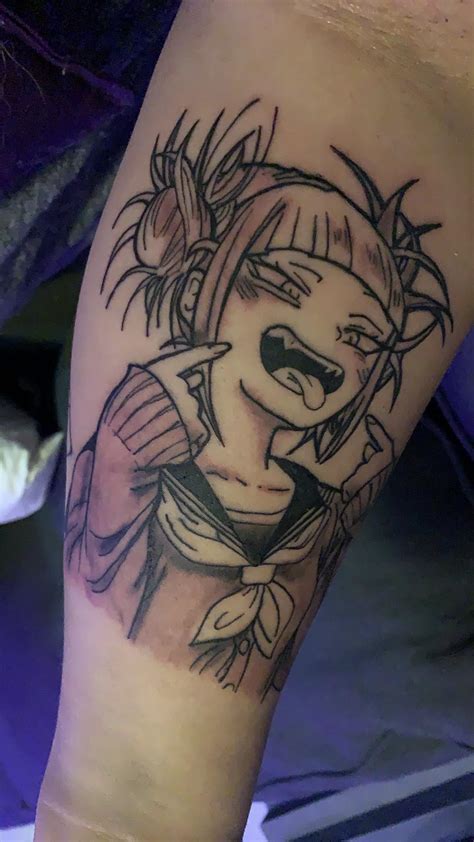 For the piercing it is i who is the piercing artist. New My Hero Academia Toga tattoo : nerdtattoos