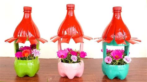 Kreatif Contoh Gambar Pot Bunga Dari Botol Bekas Yang Unik Rumah