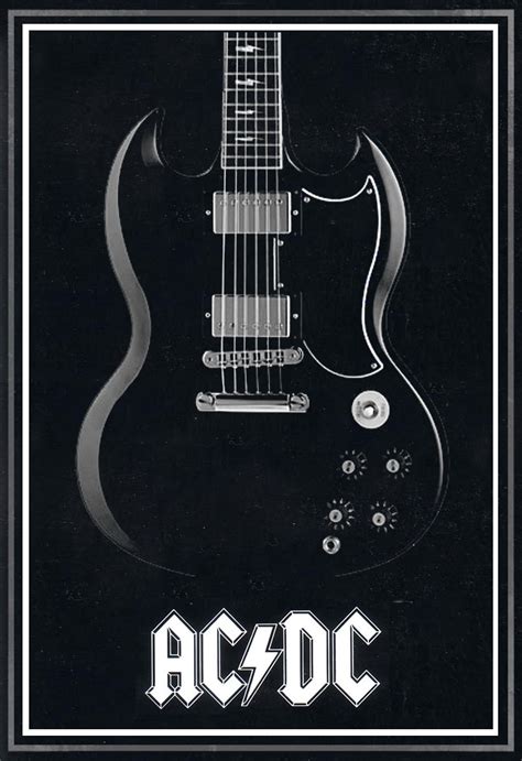 Acdc Back In Black Poster By Mitchbaker13 On Deviantart