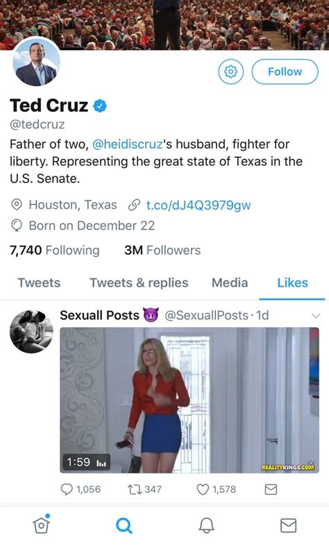 Ted Cruz Blames Staffer For Tedcruz Porn Tweet The Washington Post