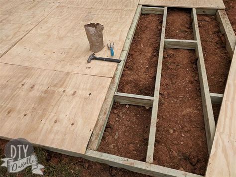 How To Build A Shed Base Diy Danielle®