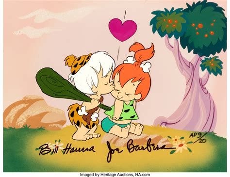 The Flintstones First Kiss Pebbles And Bamm Bamm Limited Edition Lot 13761 Heritage Auctions
