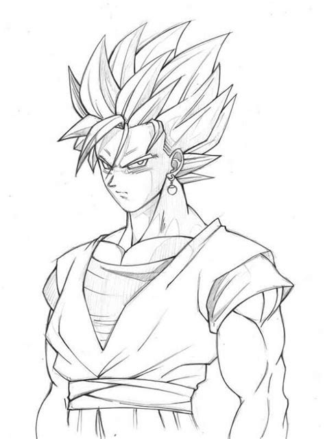 Imágenes De Goku Para Dibujar Colorear Listas Para Imprimir