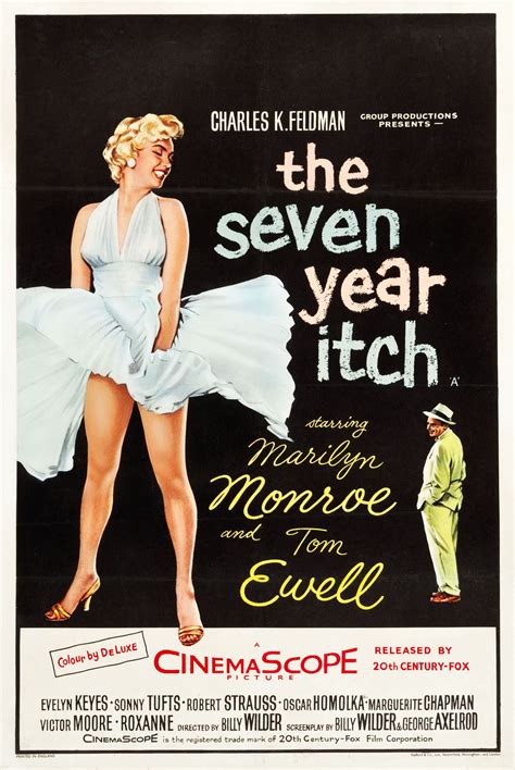 The Seven Year Itch Us Movie Poster 1955 Classic Movie Posters Film