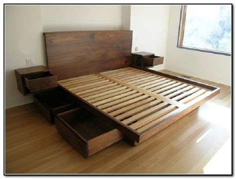 30 Floating Bed Frame With Storage