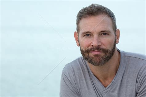 Good Looking Middle Aged Man With A Beard Rob Lang Images Licensing