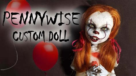 Pennywise Inspired Custom Doll Tutorial Diy Halloween It Clown