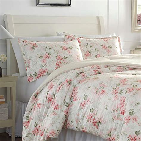 Laura Ashley Wisteria Collection Luxury Ultra Soft Comforter All Season Premium Bedding Set