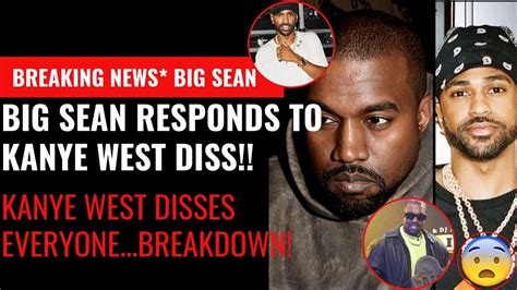 breaking news big sean responds to kanye west diss from drink champs interview big sean goes