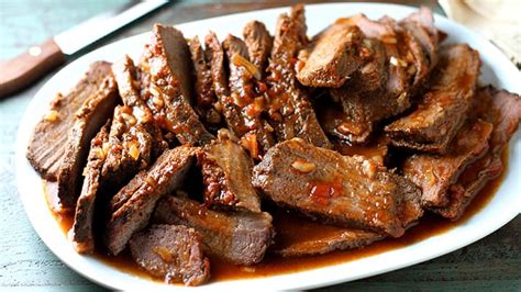 Heat a dash of oil in a frying pan. Saucy, Smoky & Simply Delicious: Slow-Cooker Barbecued Brisket - BettyCrocker.com