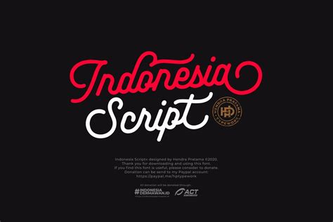 Indonesia Script Font Hptypework Fontspace