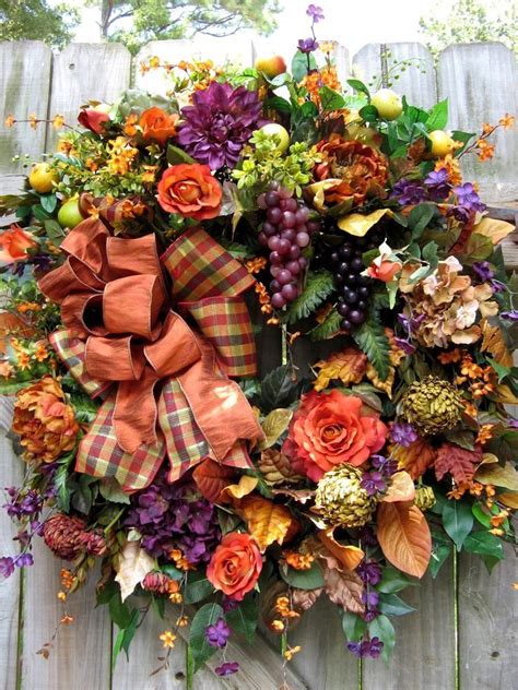 Tuscan Spice Fall Tuscan Wreath French Country Old World Door