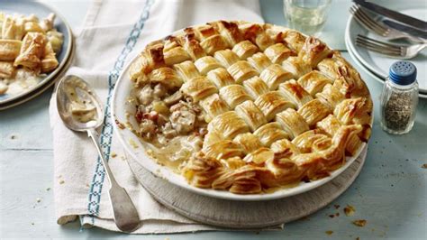 Although, these days, most of my christmases are at home and the young come back. Chicken and bacon pie recipe - BBC Food