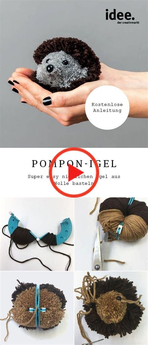 Ma kaptam kézhez a rendelésemet. Anleitung Pompon-Igel basteln in 2020 | Pom pom crafts, Crafts, Diy crafts for kids