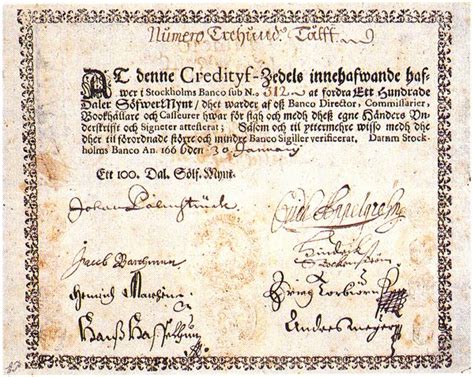 May Be You Dont Know The Oldest Bank Note In The World