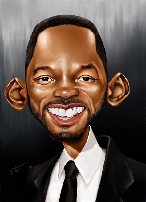 Caricature Will Smith By Durandujar Celebrity Caricatures Caricature