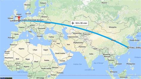 And international maps of routes served by united. China just started a freight train service to London which ...
