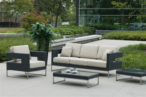 Patio Furniture Deep Seating Contemporary Patio Furniture And