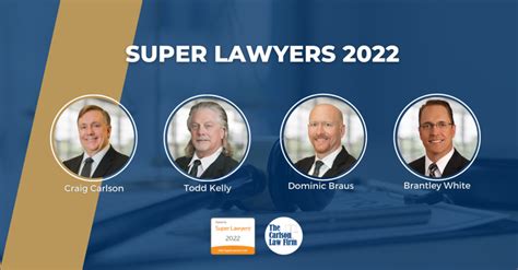 Four Carlson Law Firm Attorneys Named To 2022 Super Lawyers List