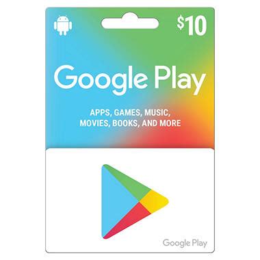 Redeem your points for googleplay credits, paid apps, or online gift cards. Google Play $10 Gift Card - Sam's Club