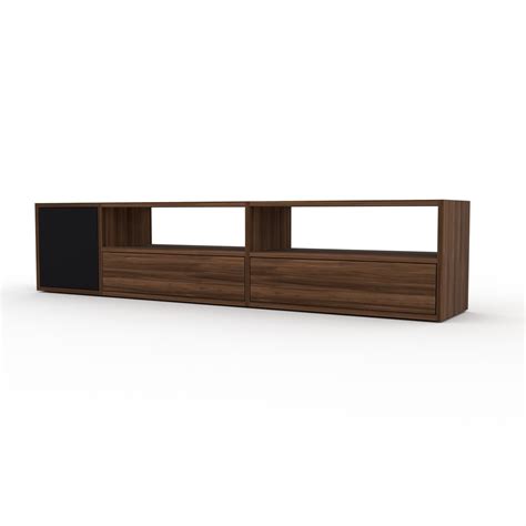 Schränke und boards aus hochwertigem massivholz sind echte hingucker in deinem wohnzimmer. TV-Schrank Nussbaum - Fernsehschrank: Schubladen in ...