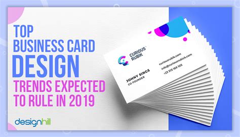 Top Business Card Design Trends Expected To Rule In 2019