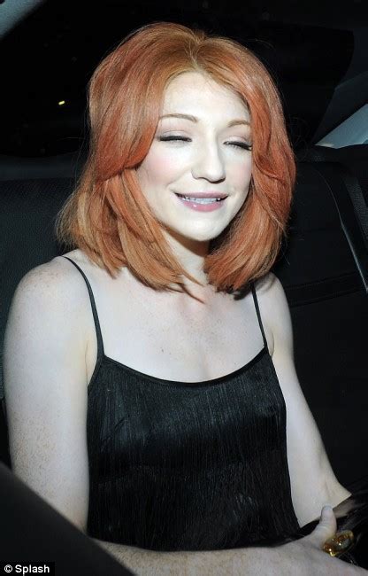 Girls Aloud Star Nicola Roberts Looks A Whiter Shade Of Pale On Night