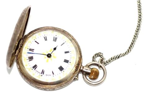 925 Sterling Silver Ladies Pocket Watch Watches Pocket And Fob