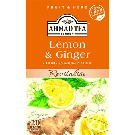 Ahmad Tea Lemon And Ginger Minami Group
