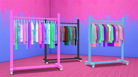 Doooooooom Clothing Rack Sims 4 Cc Furniture Sims